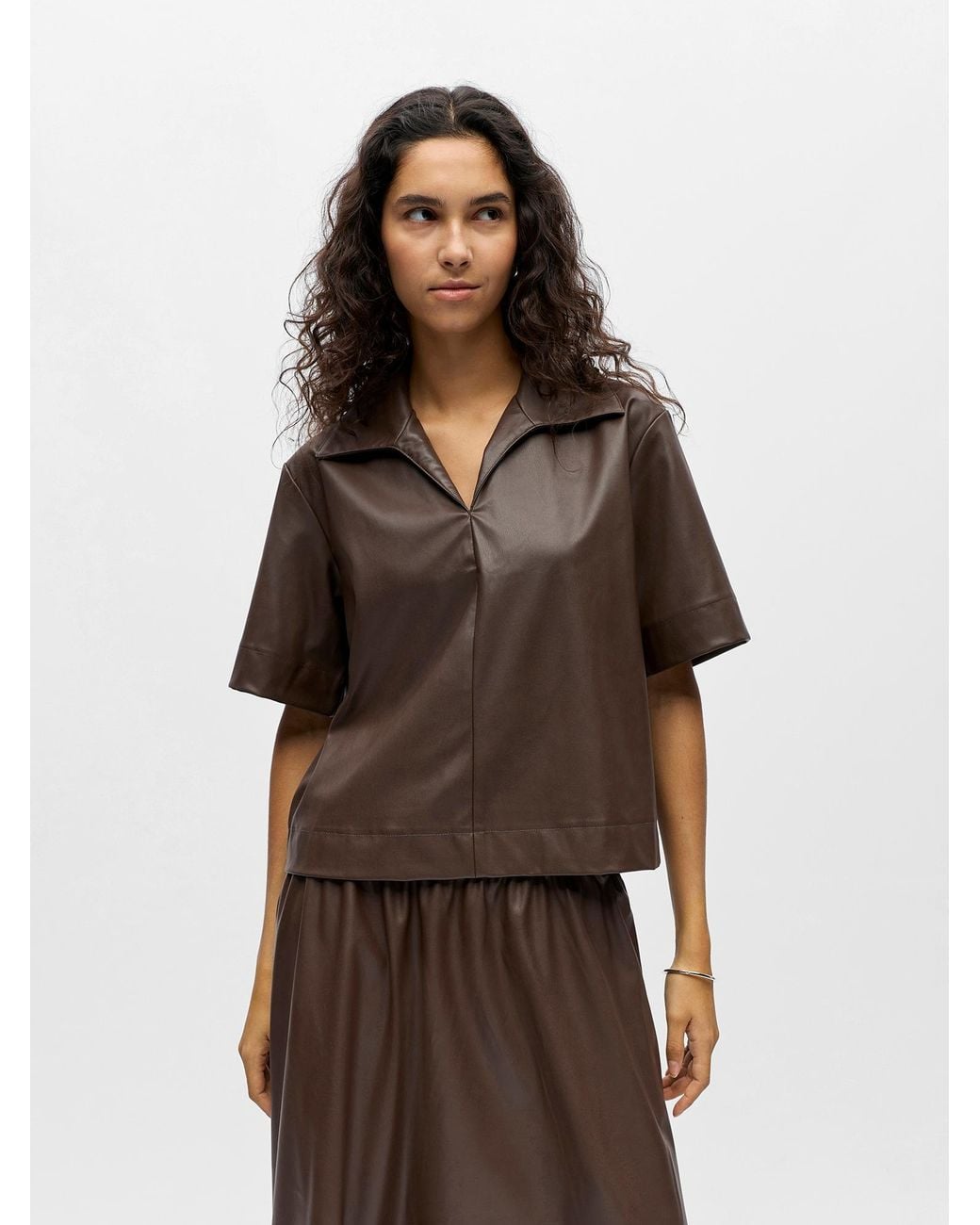 Object Brown Bluse Objemery