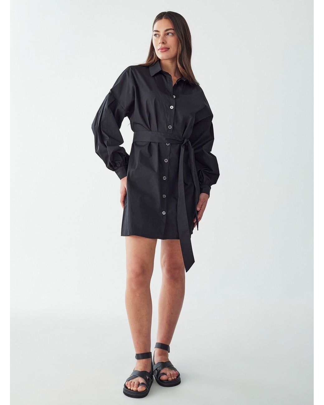 Willa Black Blusenkleid Poppie