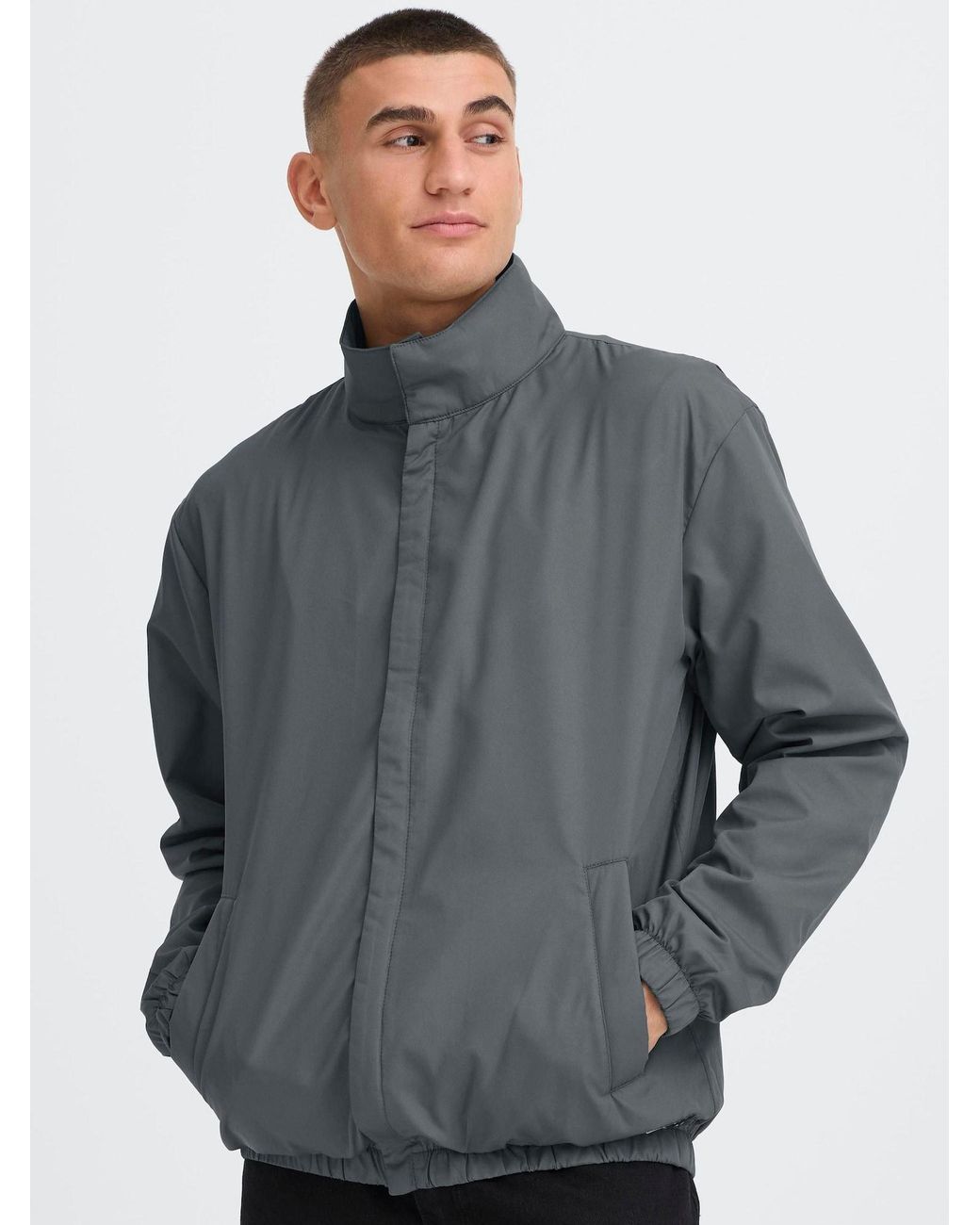 Solid Übergangsjacke Franko in Gray für Herren