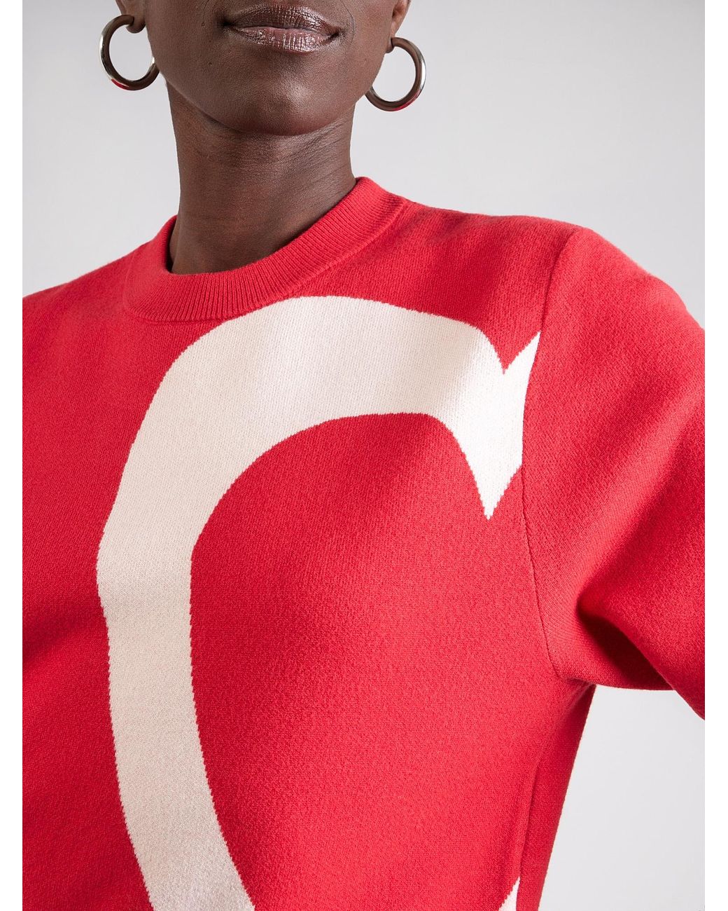 /about You Red Pullover Hailey