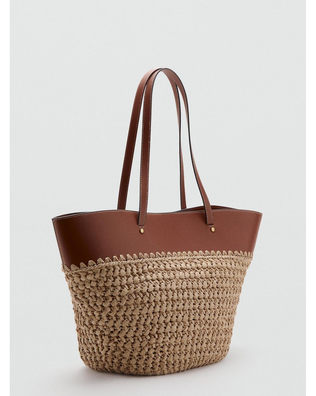 Mango Brown Shopper Paros