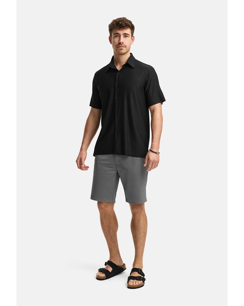 INDICODE Hemd Lamgo in Black für Herren