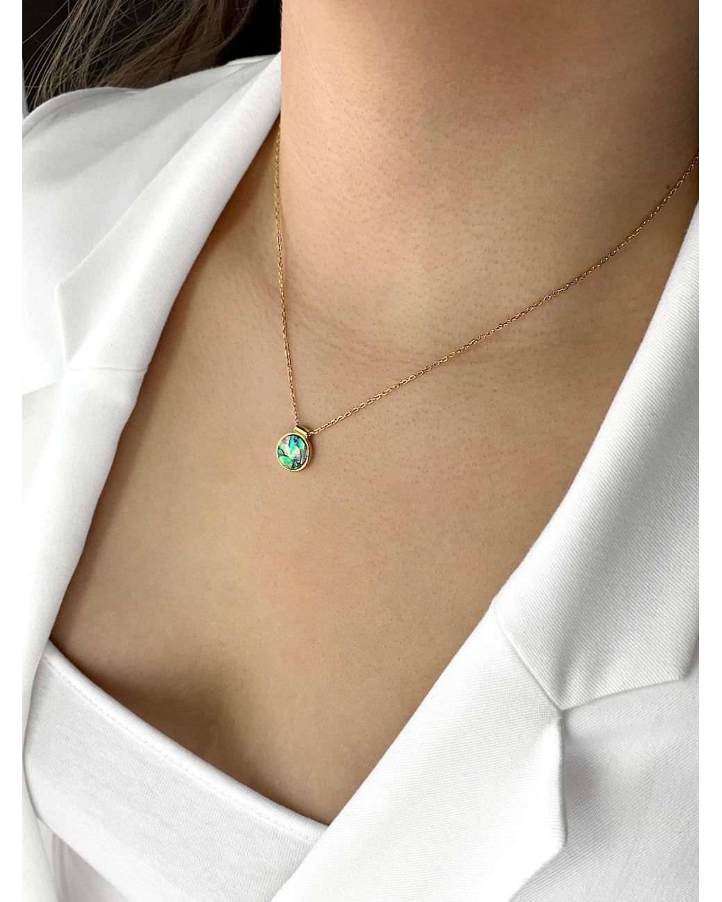 DANIEL CLIFFORD Natural Kette Estelle