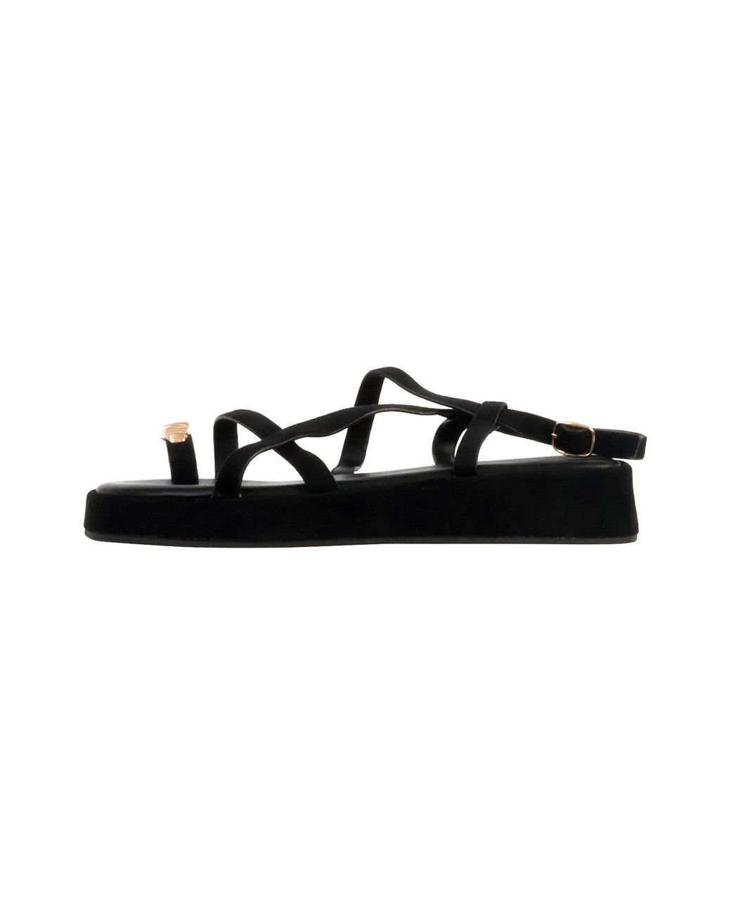 Super Mode Black Sandale