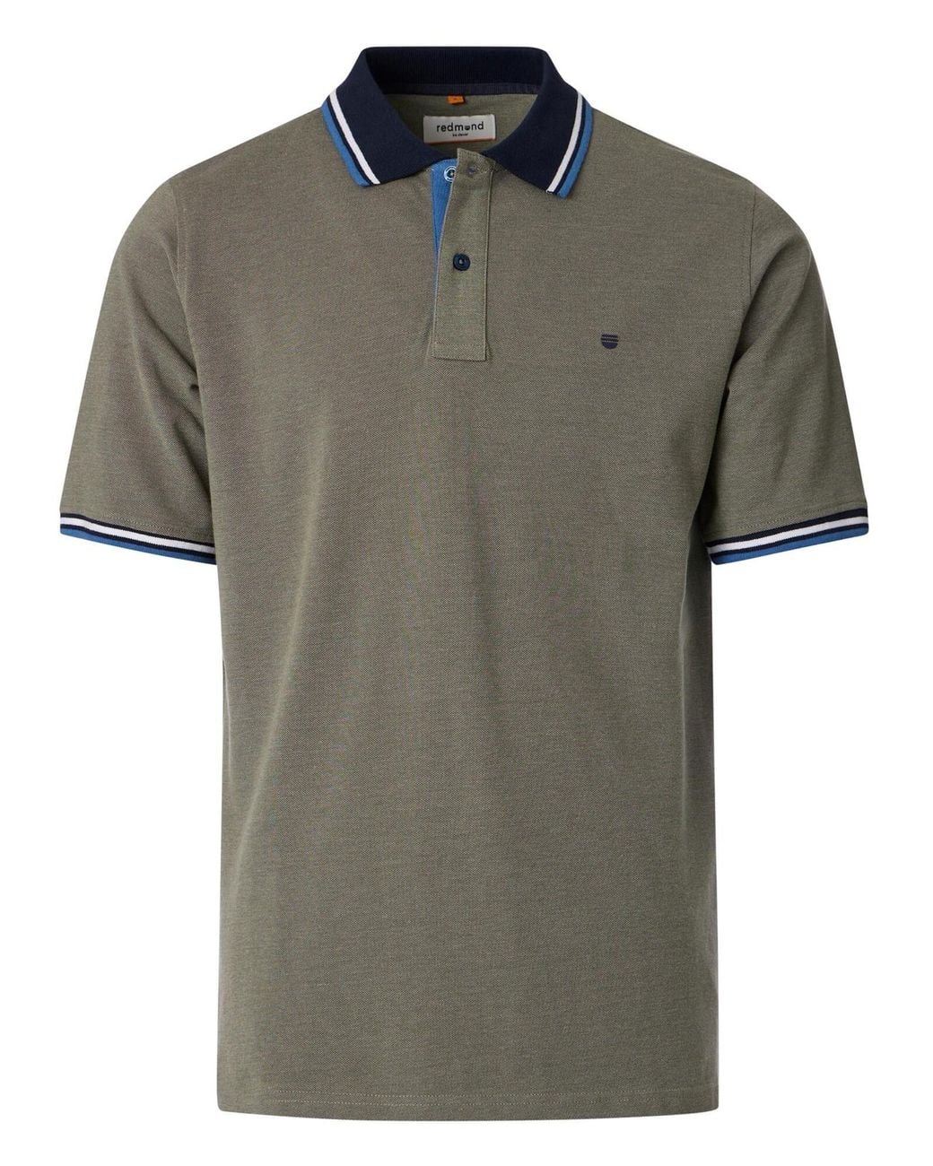 Redmond Shirt Basic in Green für Herren