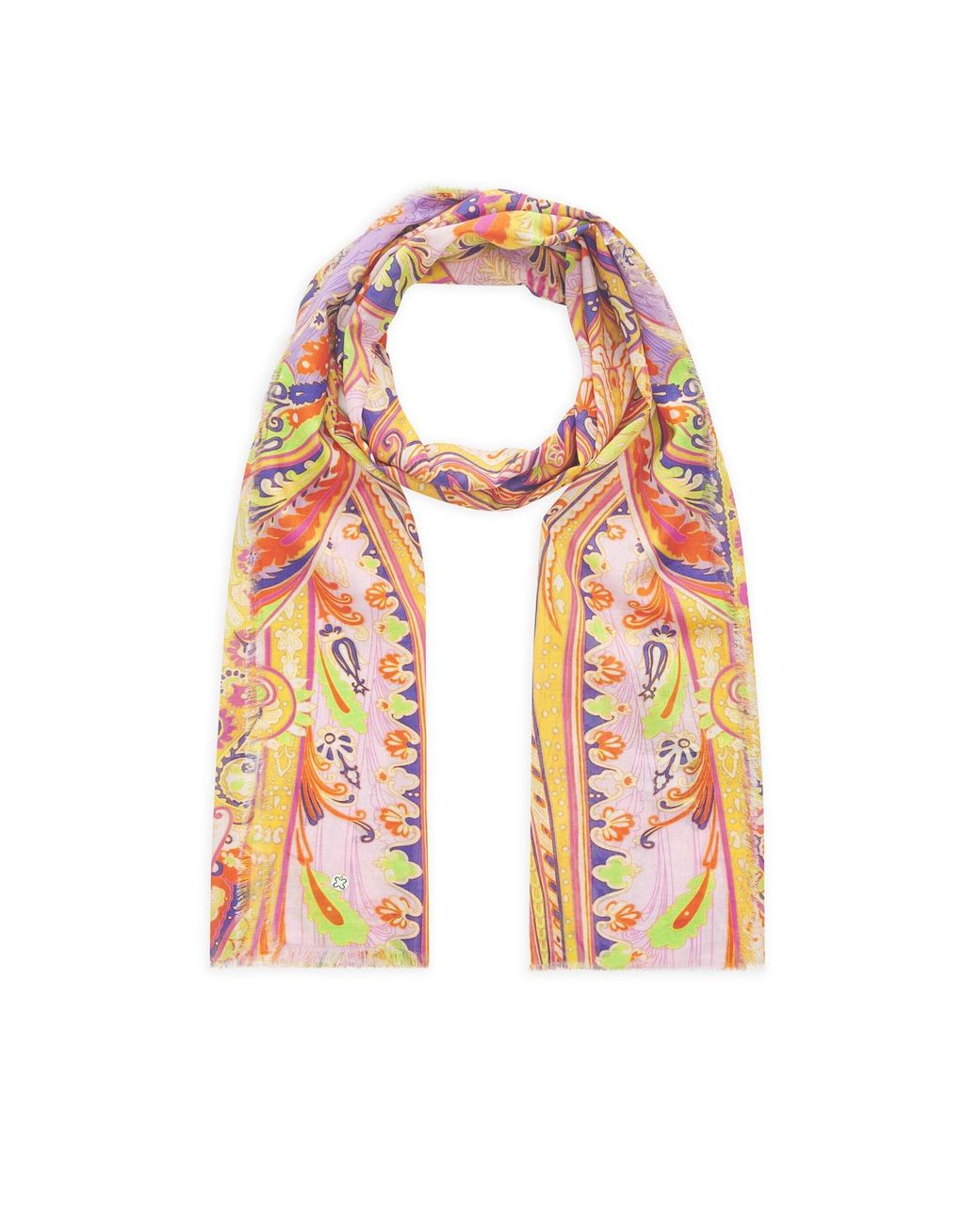 Codello Pink Schal Mit Paisley-Muster