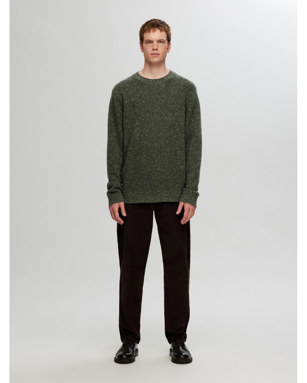 SELECTED Pullover Slhneil in Green für Herren