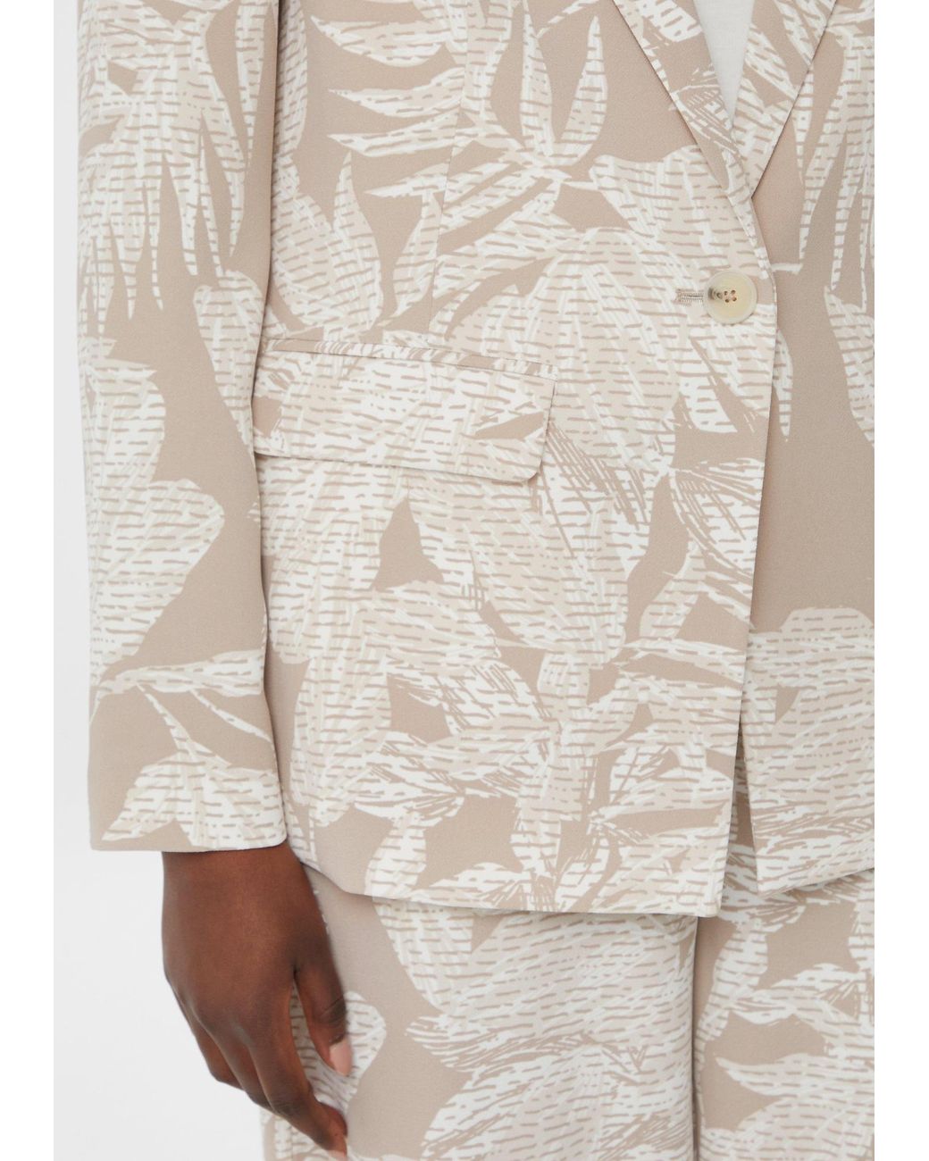 Comma, White Blazer