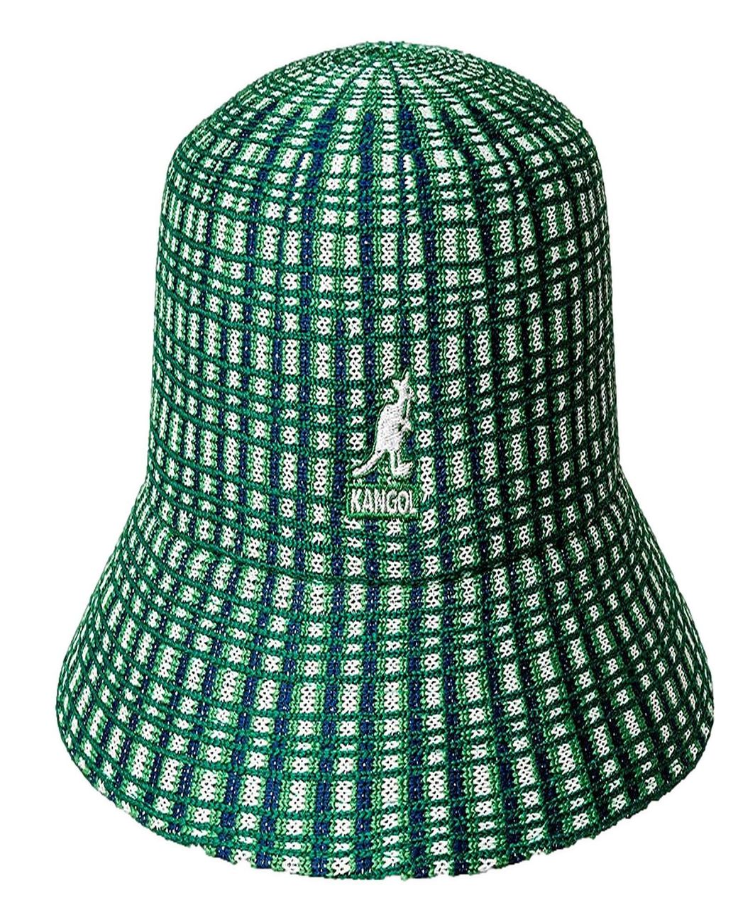 Kangol Green Hut Prep Plaid Bucket