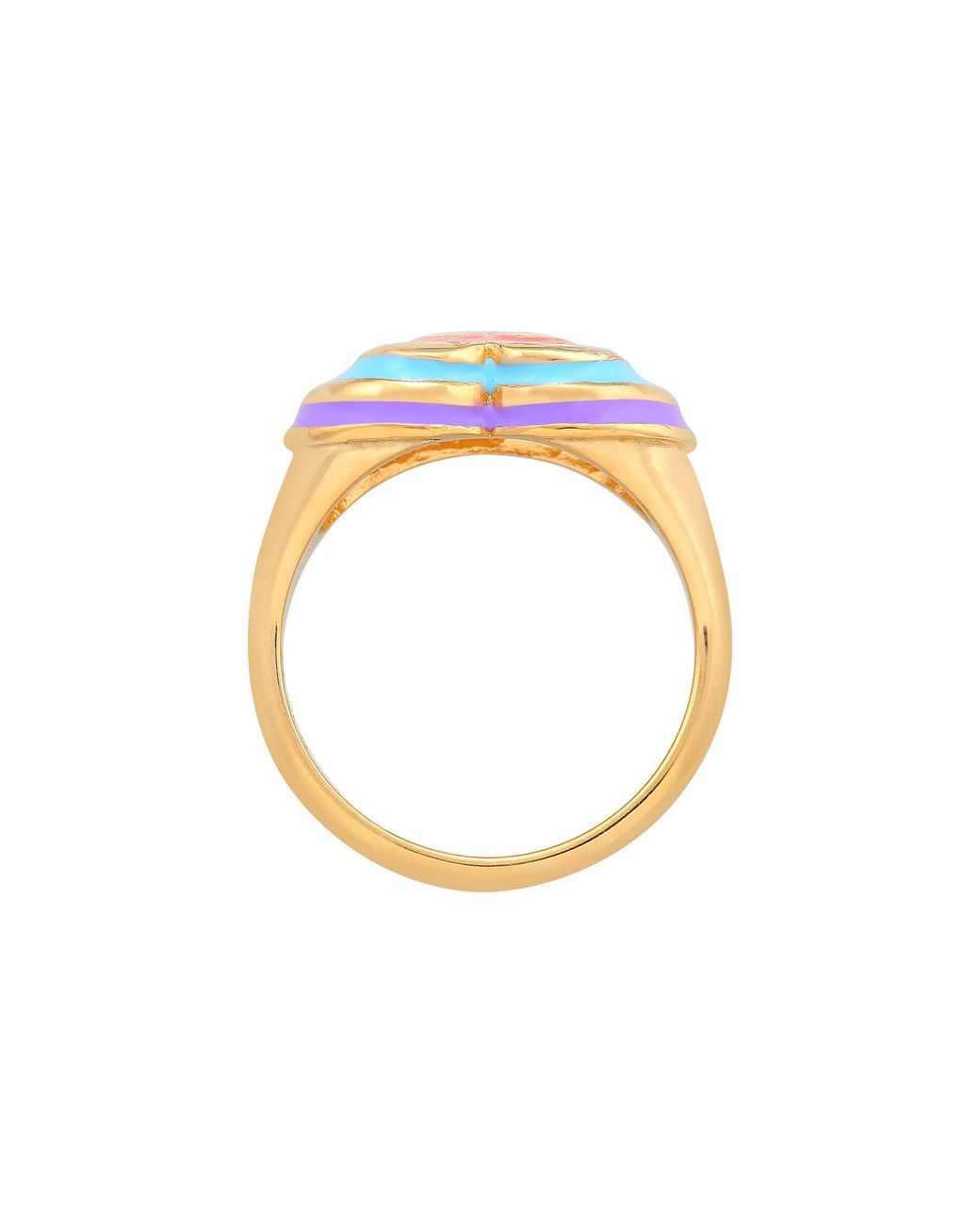 Elli Jewelry Blue Ring