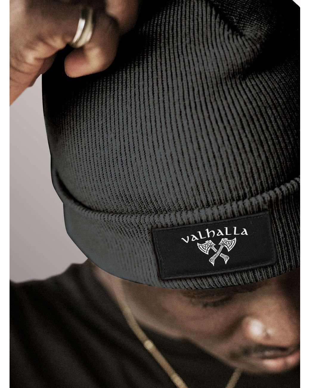Neverless Mütze Valhalla in Gray für Herren