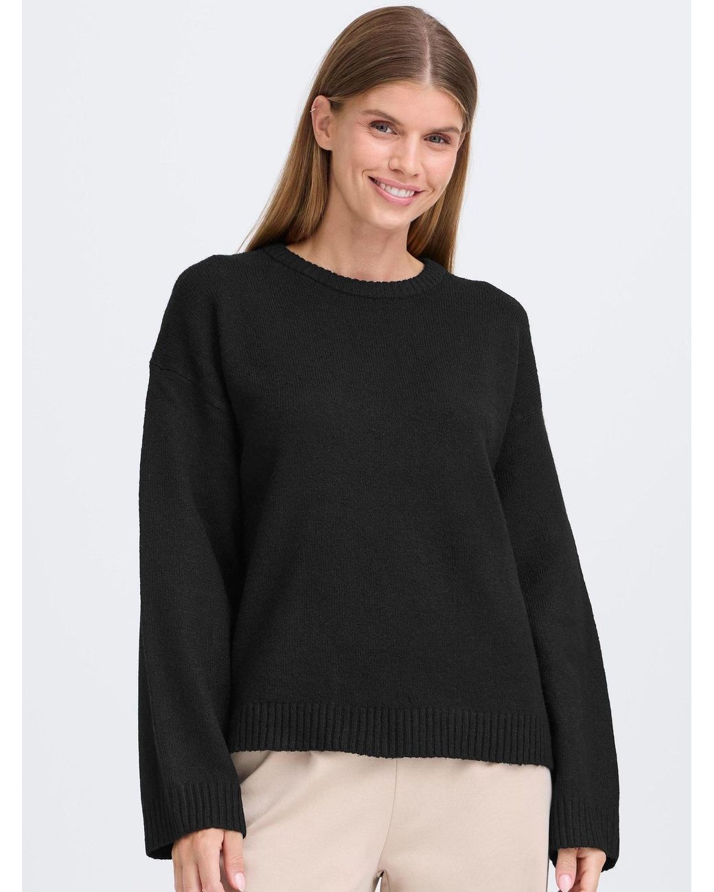 Oxmo Black Strickpullover Oxicomos