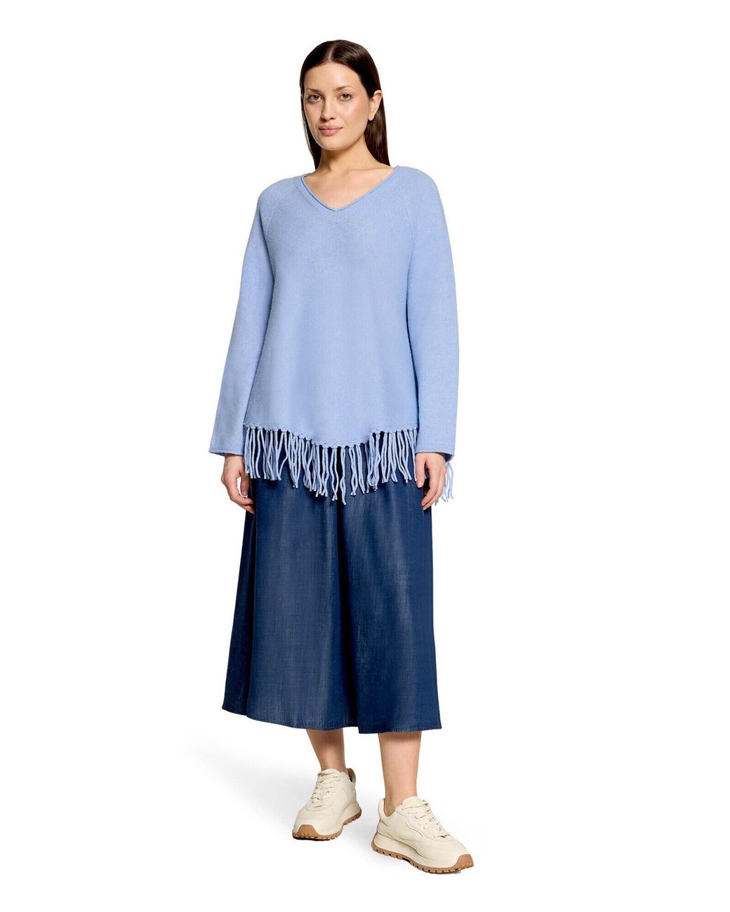 Cartoon Blue Pullover