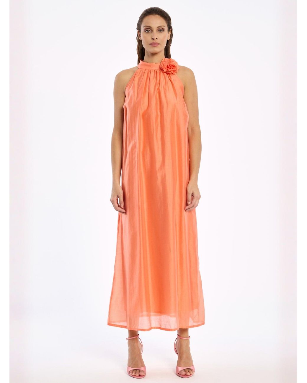 Ana Alcazar Orange Kleid Wakaby