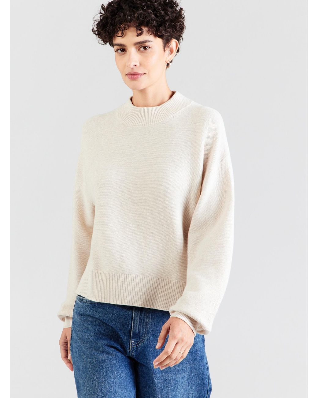 Fransa White Pullover Frkasja