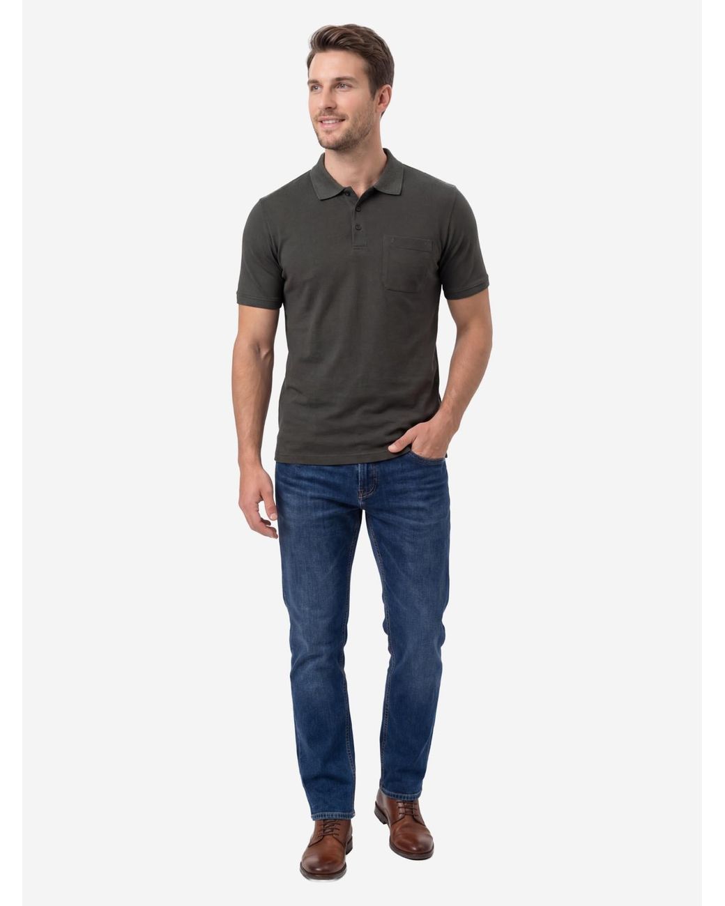 RAGMAN Shirt Basic in Black für Herren