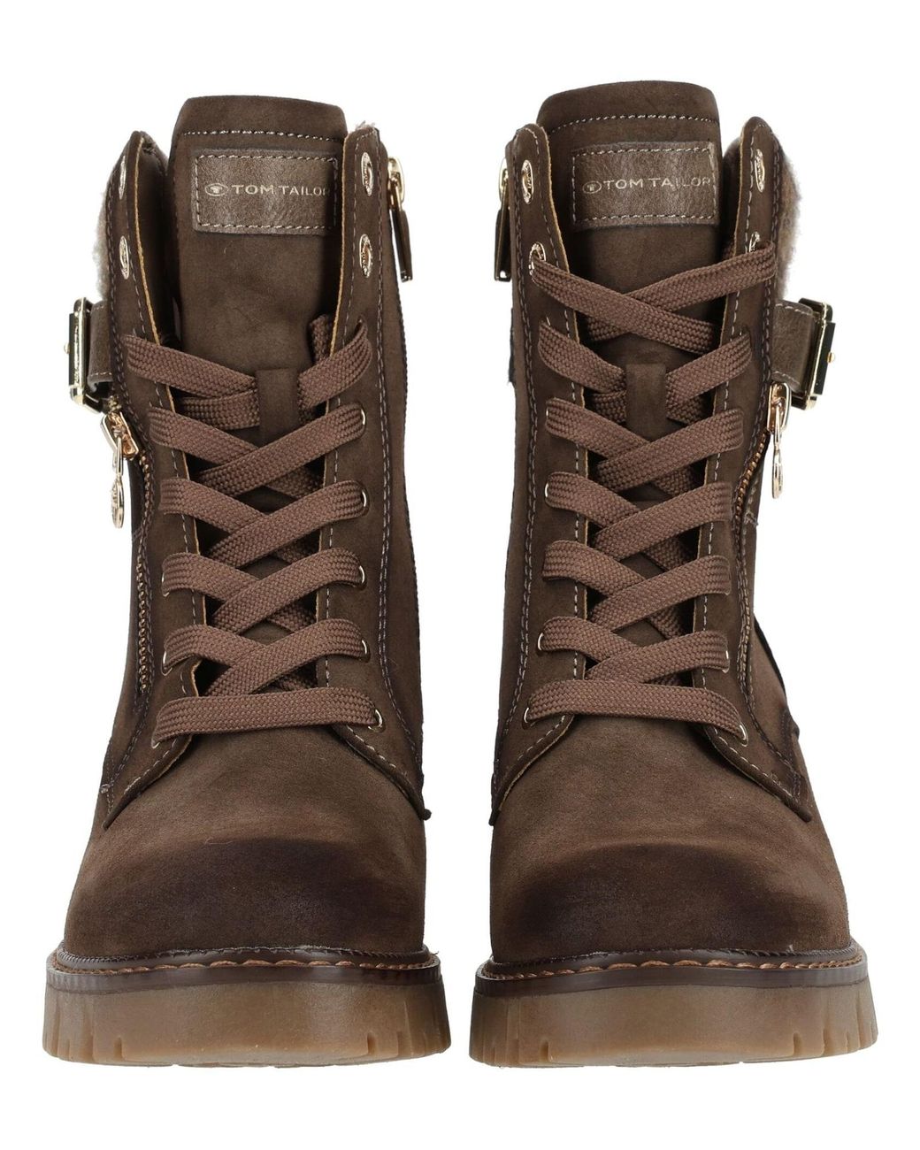 Tom Tailor Brown Schnürstiefelette