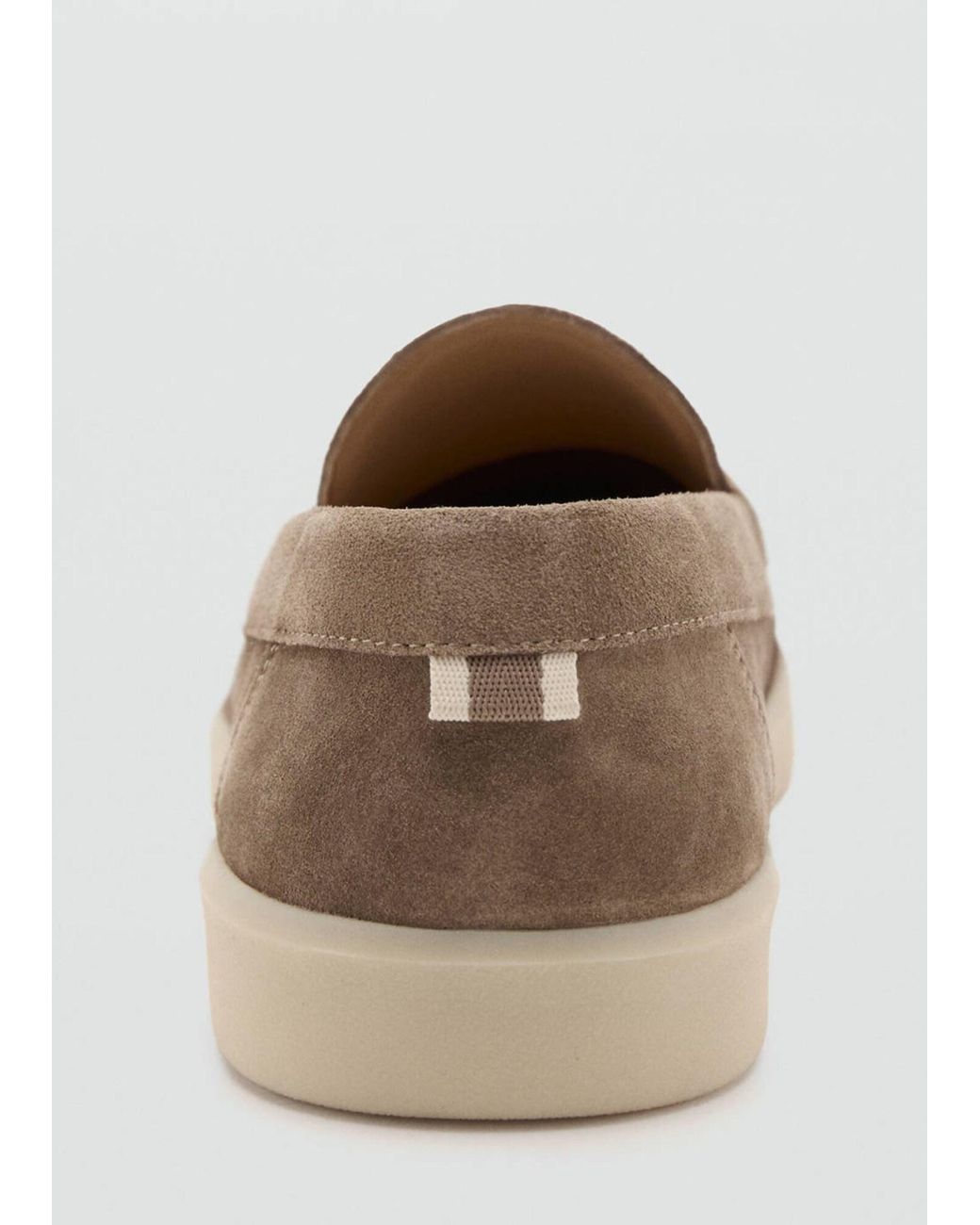 Mango Mokassin Easy in White für Herren