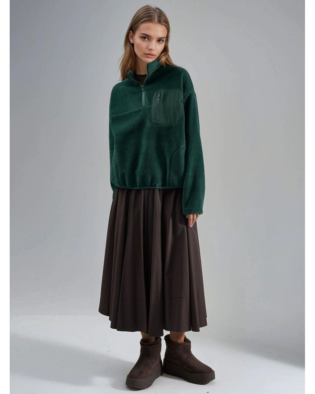 Busem Green Pullover