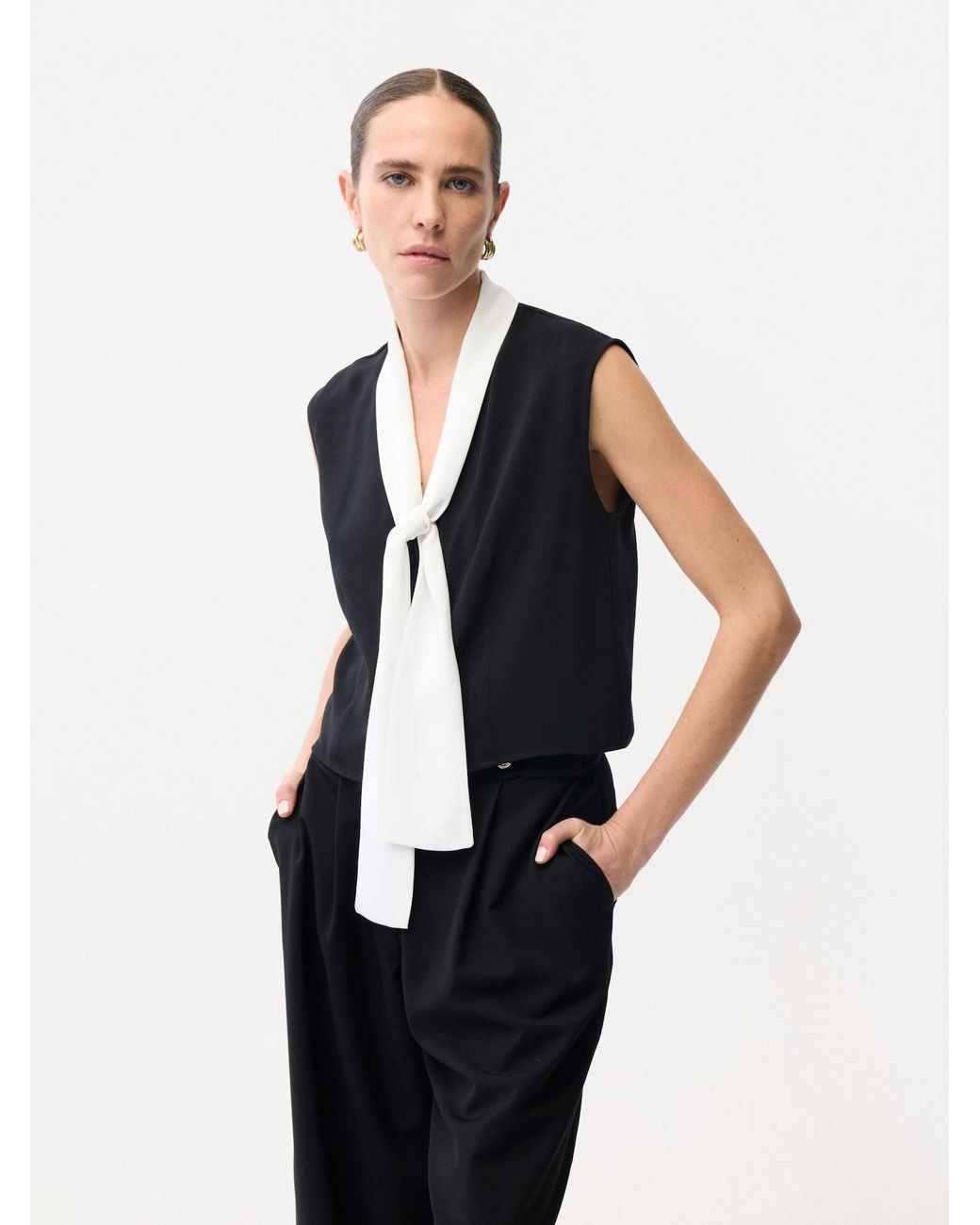 ADL Black Bluse