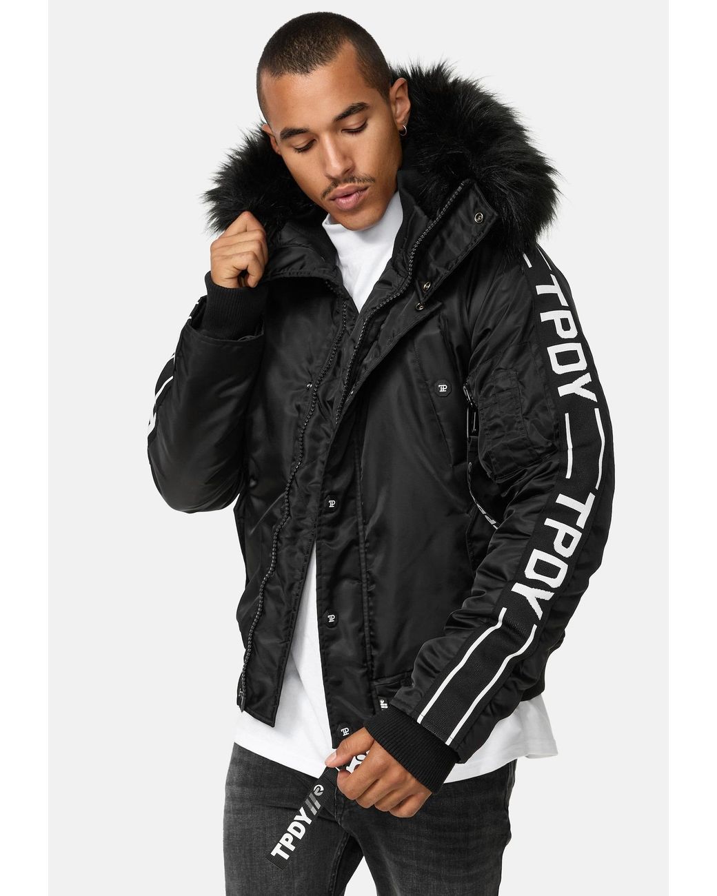 trueprodigy Winterjacke in Black für Herren