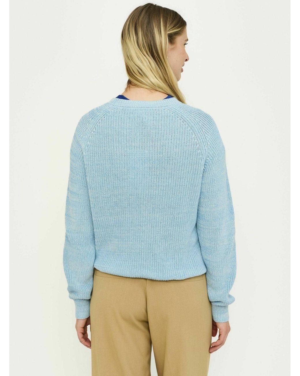 SOFT REBELS Blue Sweater Srrosetta