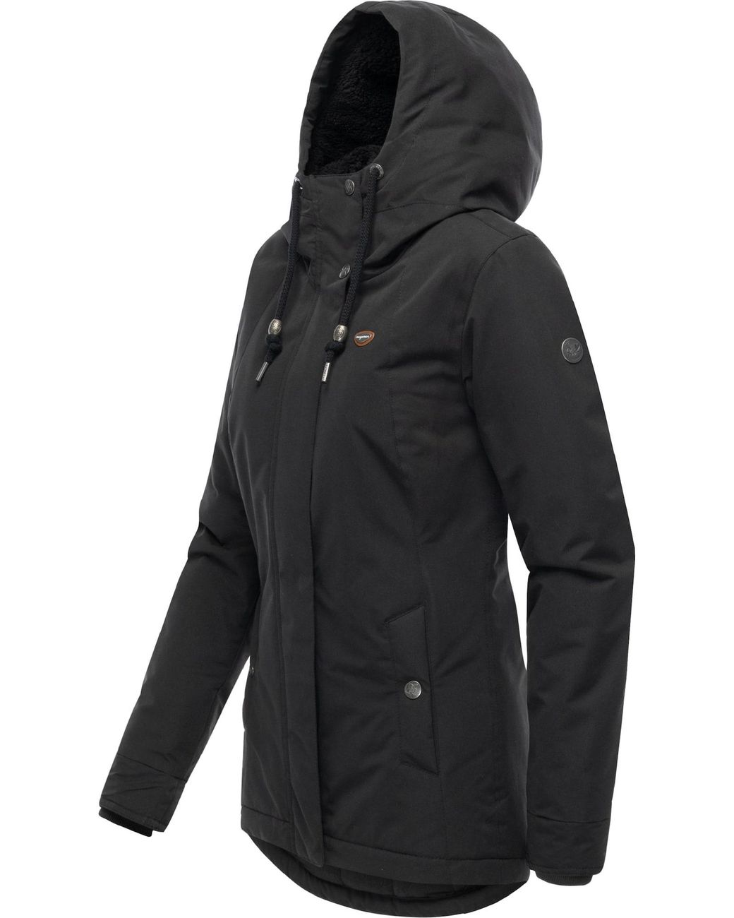 Ragwear Black Winterjacke Alvena