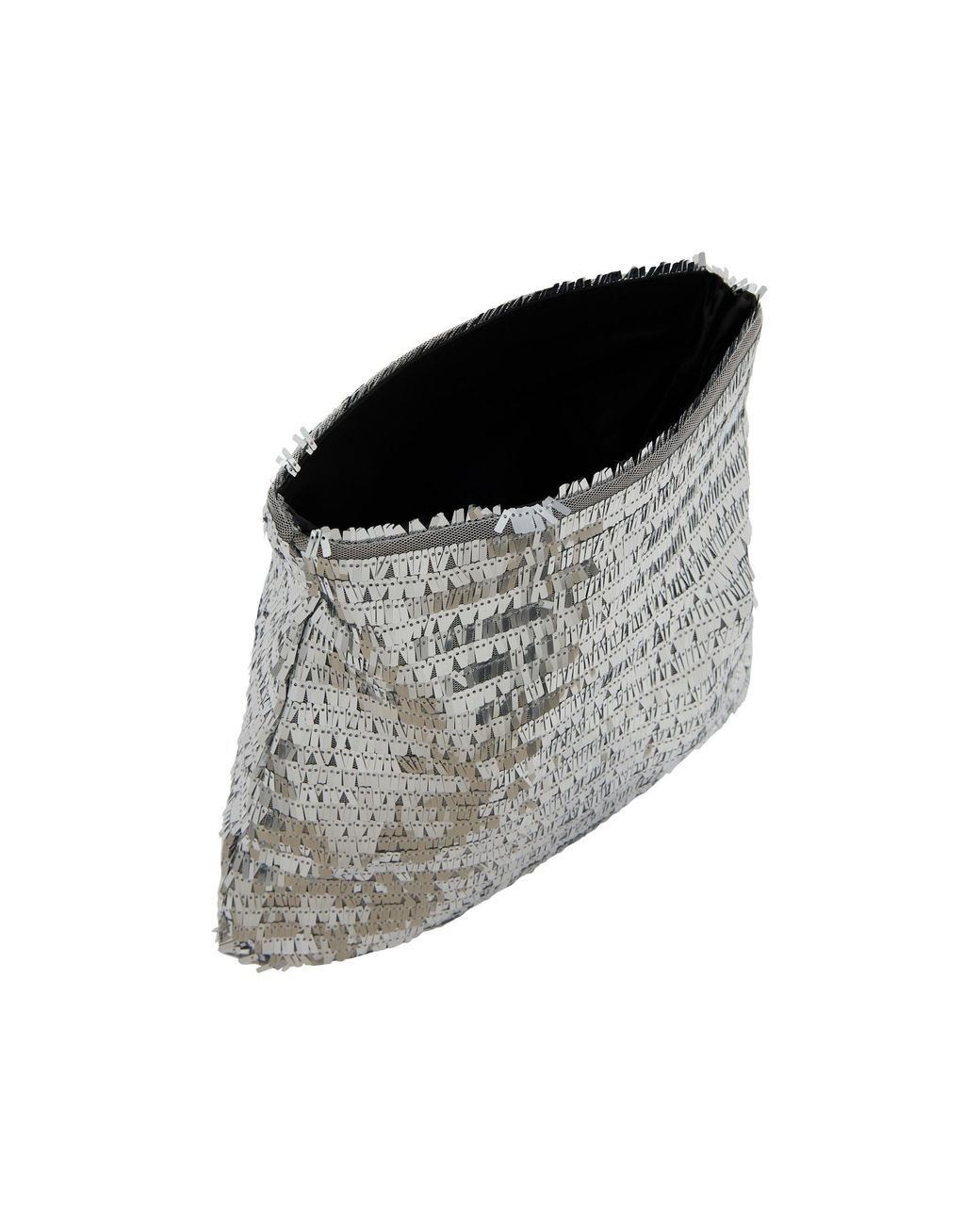 faina Gray Clutch