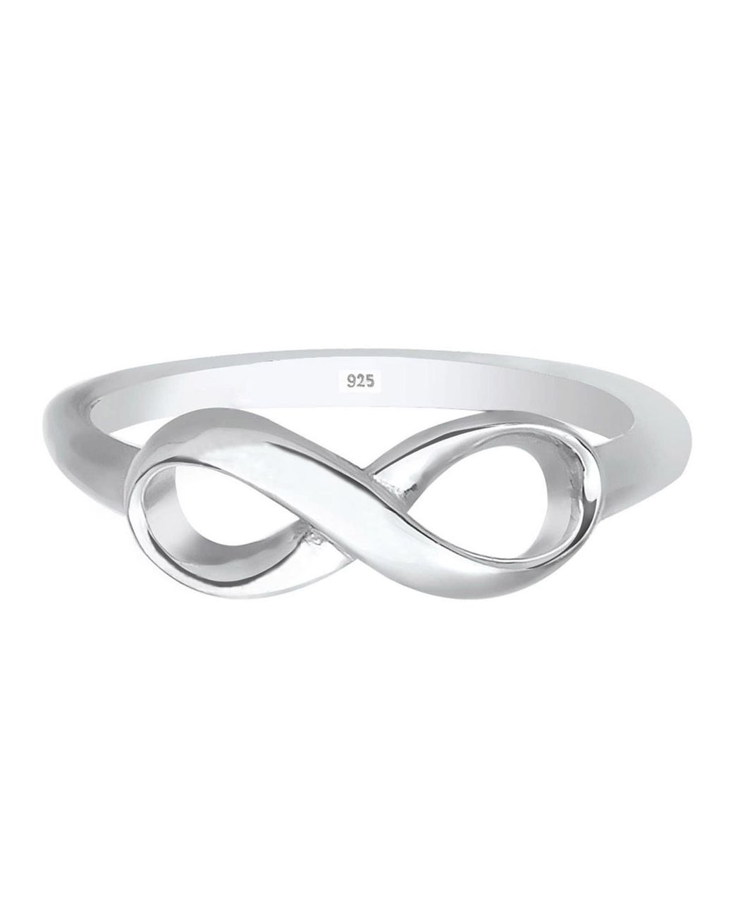 Elli Jewelry White Ring Infinity