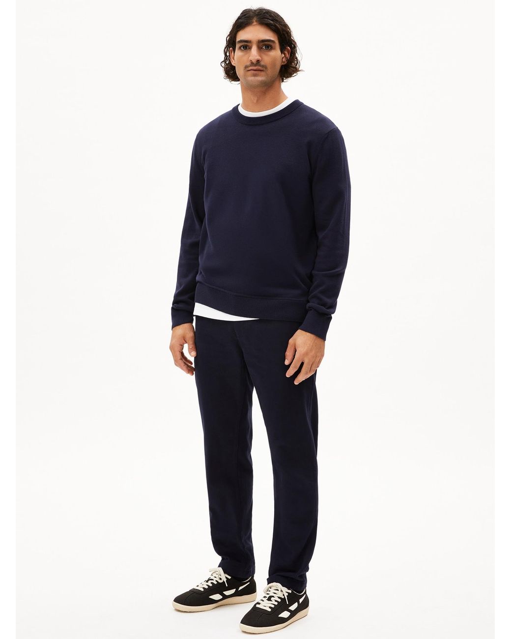 ARMEDANGELS Pullover Loukaa in Blue für Herren