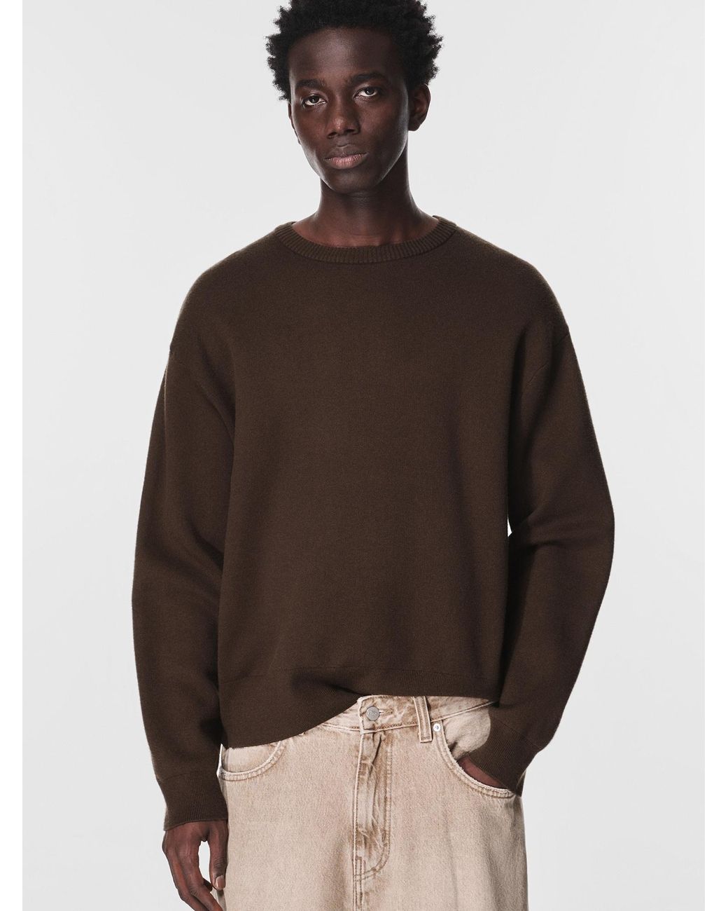 Pull&Bear Pullover in Brown für Herren