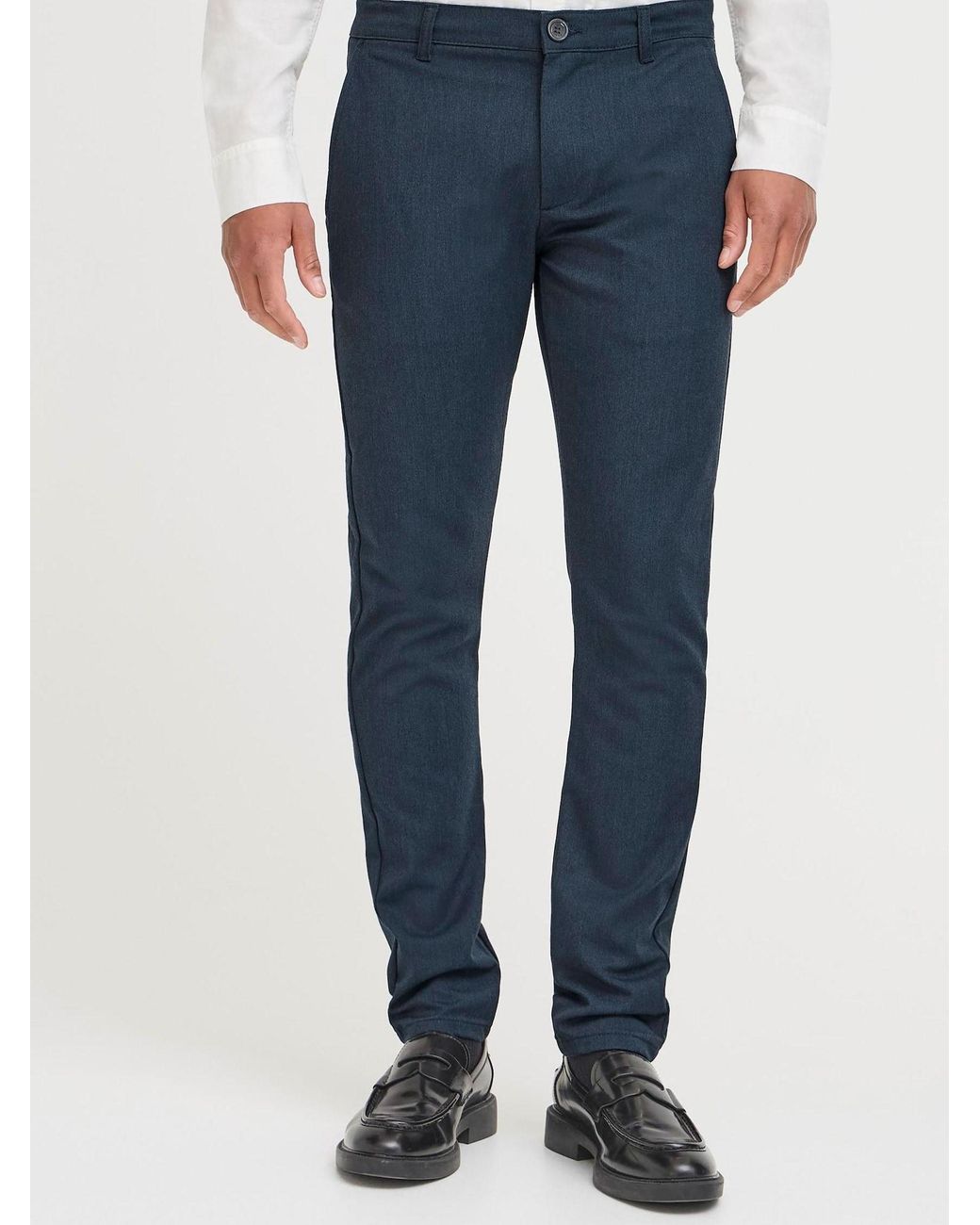 Solid Chinohose Frederic in Blue für Herren