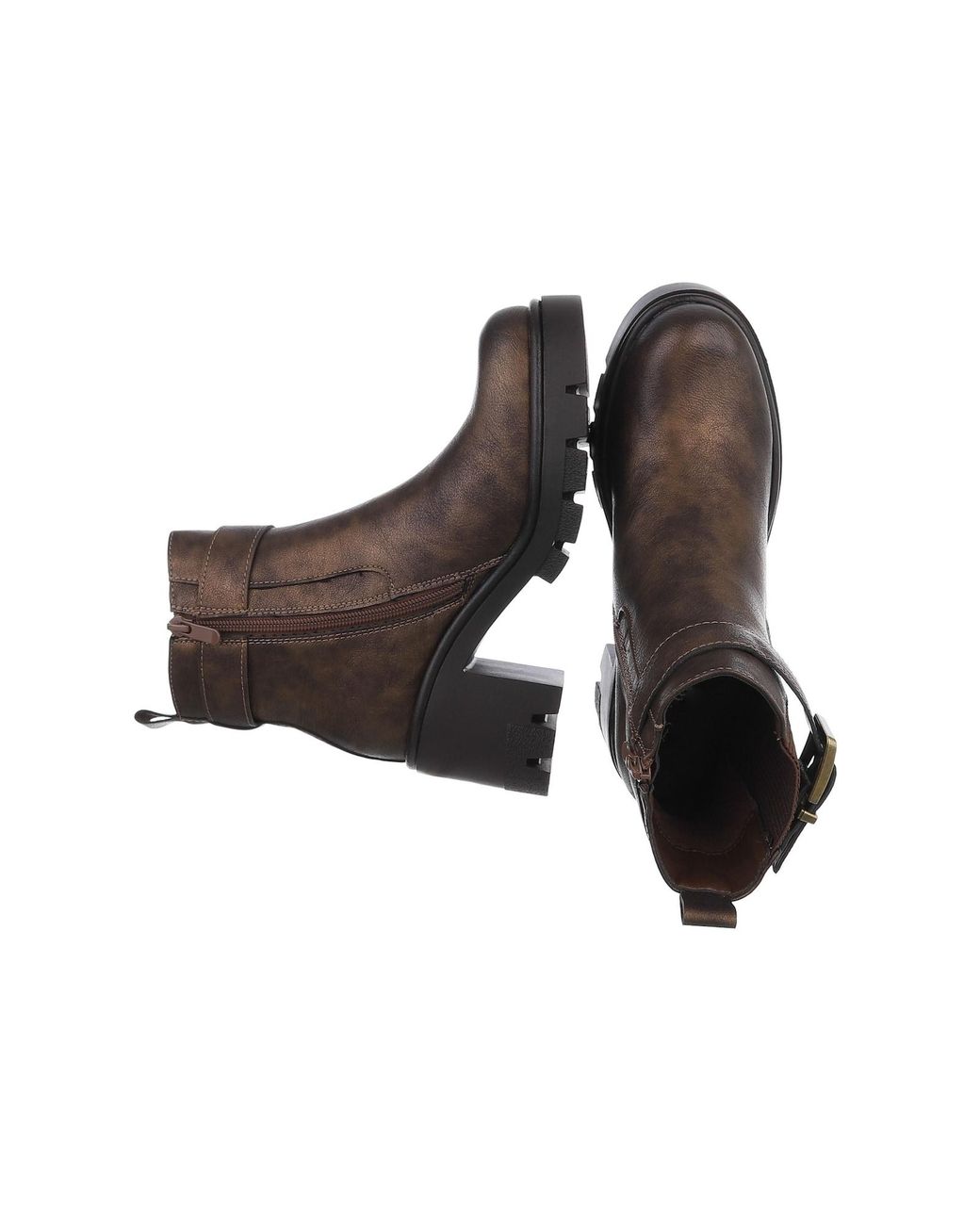 Ital-Design Brown Stiefelette