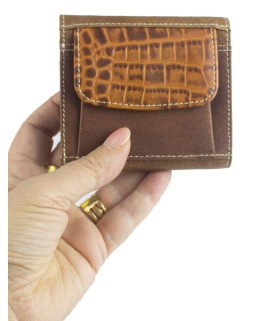 Sunsa Brown Portemonnaie