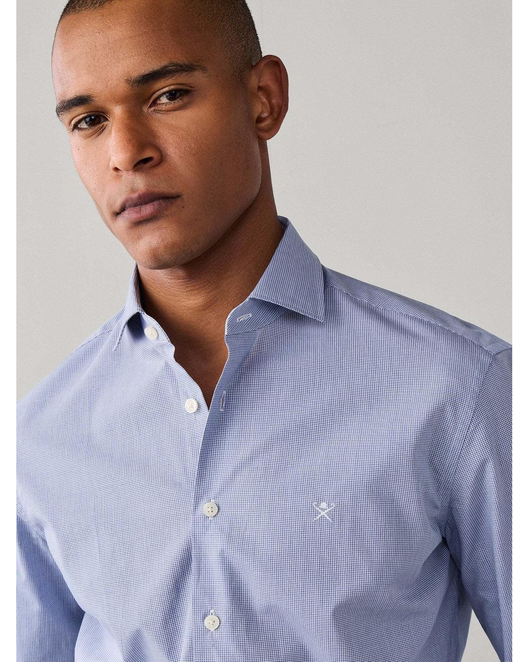 Hackett Freizeithemd CITY GINGHAM in Blue für Herren