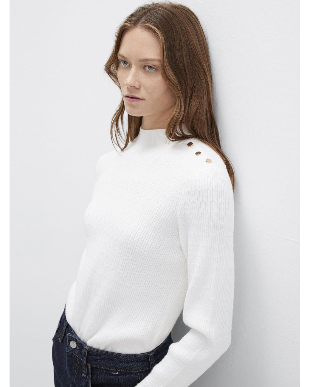 Mavi White Pullover
