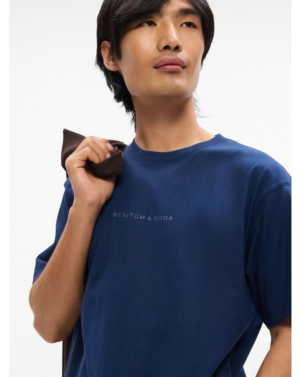 Scotch & Soda T-Shirt Seasonal Core in Blue für Herren
