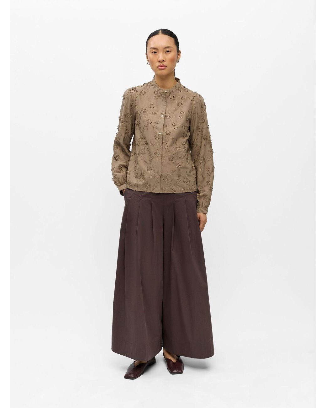 Object Brown Bluse Objkarli