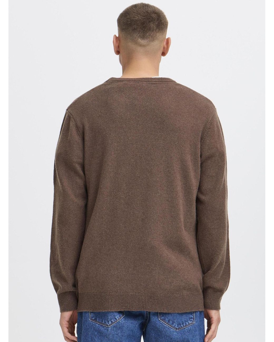 Solid Strickpullover Sdrick in Brown für Herren