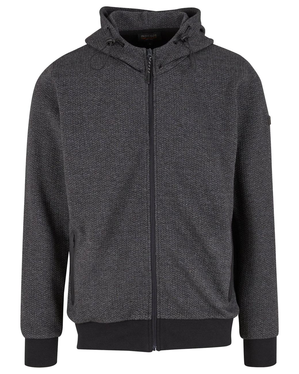 INDICODE Sweatjacke Sting in Gray für Herren