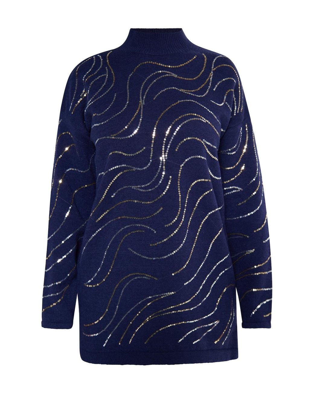 usha BLACK LABEL Blue Pullover