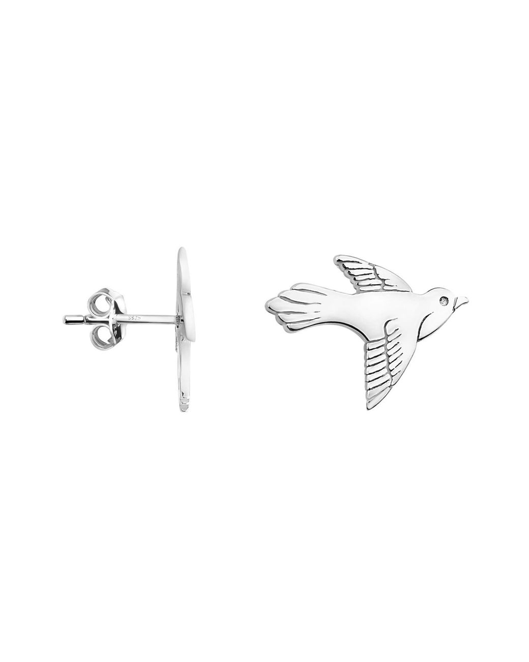 Sofia Milani Metallic Ohrringe Bird