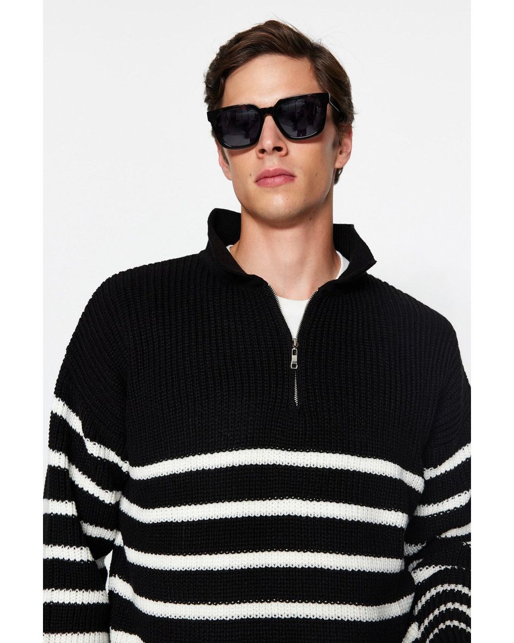 Trendyol Pullover in Black für Herren