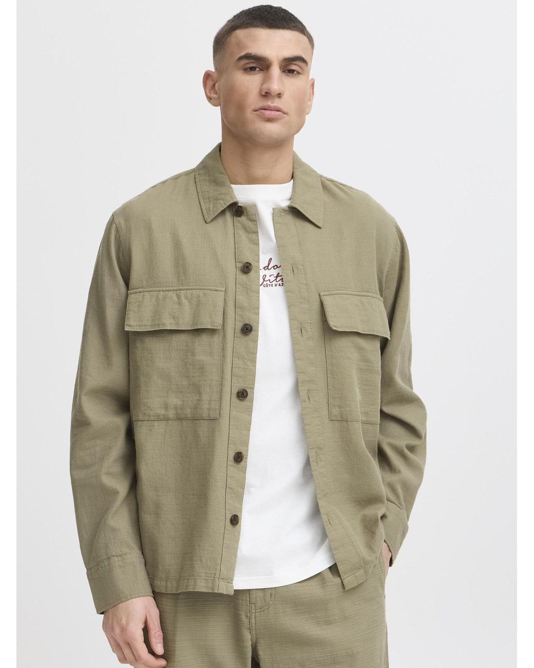 Solid Hemd Sdpaakow in Green für Herren