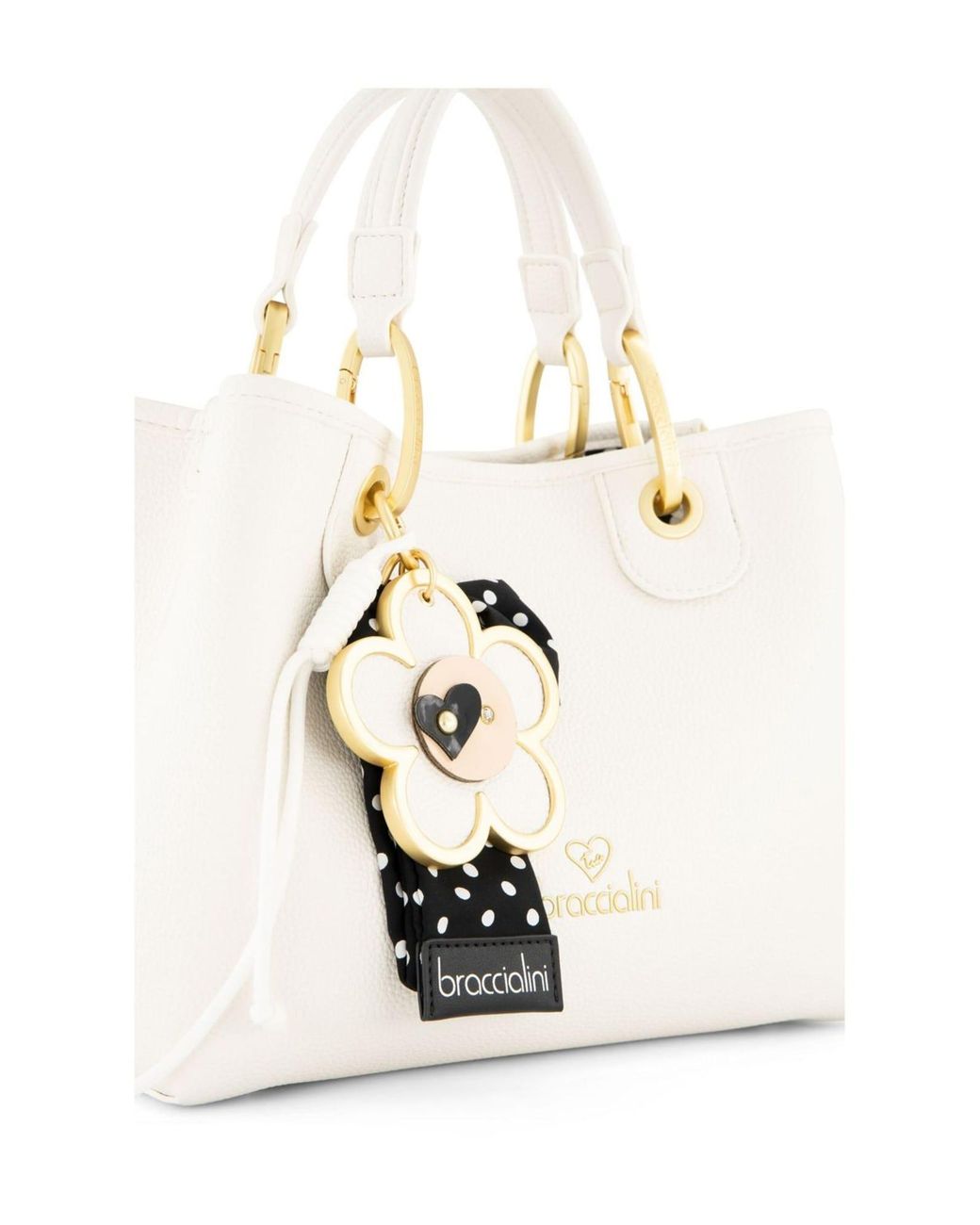 Braccialini White Handtasche Beth