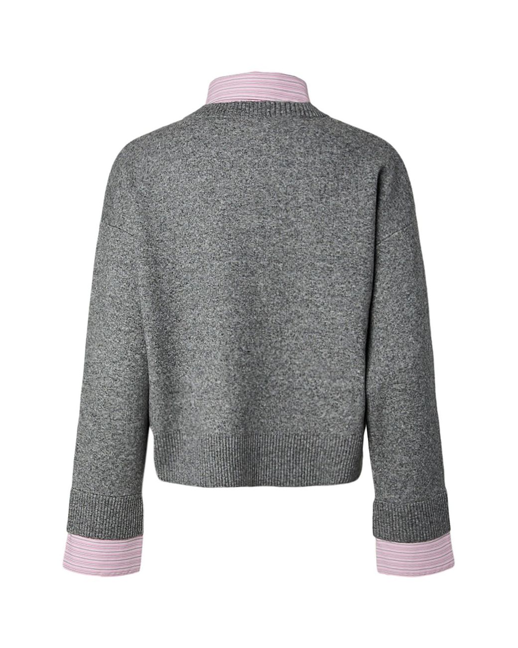 Pieces Gray Pullover Pcerit