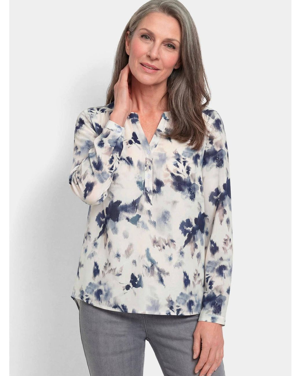 Goldner Gray Bluse