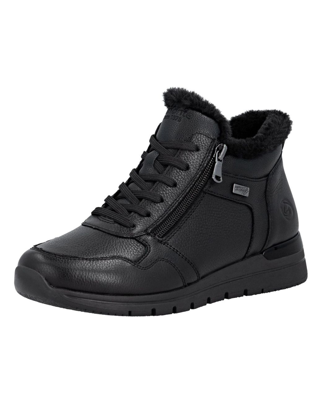 Remonte Black Schnürstiefelette