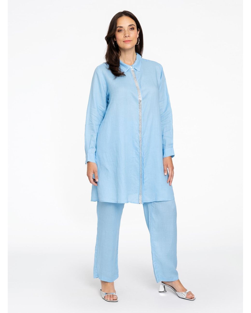 Yoek Blue Bluse