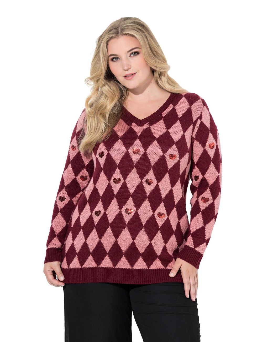 MIAMODA Red Pullover